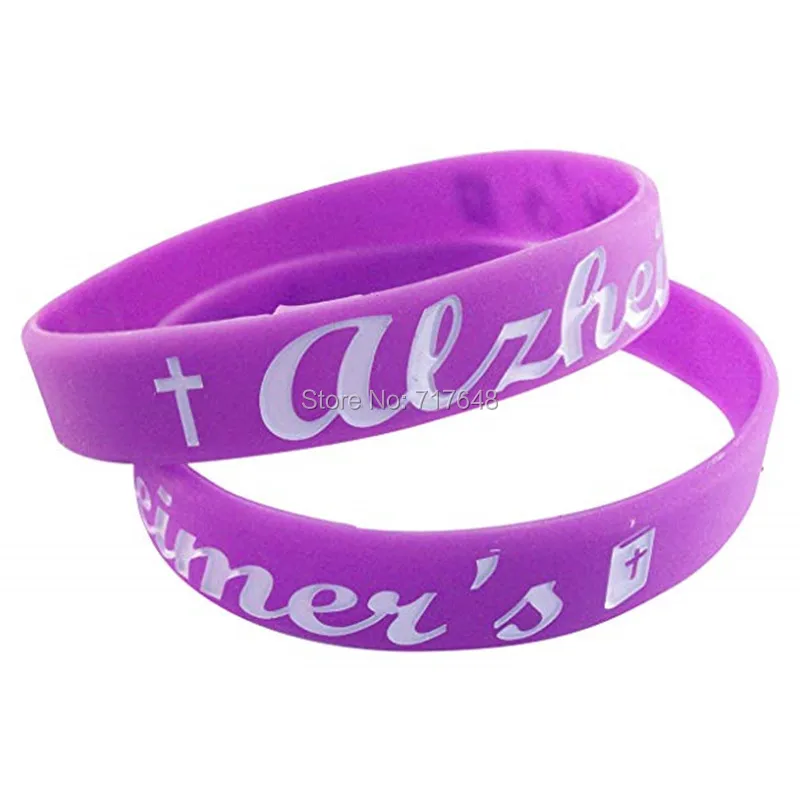 

100pcs Alzheimer's Medical ID Alert with Cross and Bible Alzheimers wristband silicone bracelets free shipping by epacket A