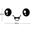 Cute Smiley Face toilet stickers for Bathroom cupboard decoration Painting happy home decor Wall Sticker Mural Art Decals ► Photo 2/6