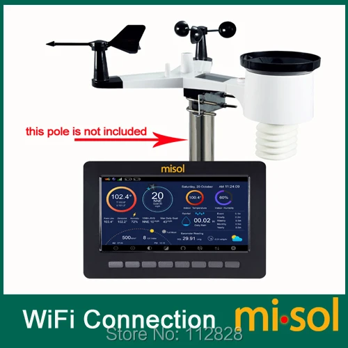 Wireless weather station connect to WiFi upload data to web (wunderground)