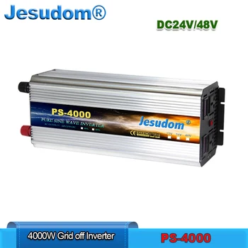 

PS4000 DC to AC Converter LCD+LED Display With Pure Sine Wave Output DC 24/48V To AC 220/230/240V Solar Power Inverter