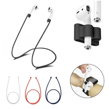 Для AirPods анти-потеря веревка аксессуары для наушников ремешок для наушников для Apple AirPods Air Pods наушники силиконовый держатель Веревка