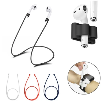 

For AirPods Anti-Lost Rope Earphone Accessories Headphone Strap For Apple AirPods Air Pods Earphones Silicone Holder String Rope
