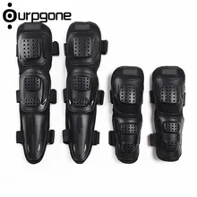 4 шт./компл. взрослых Спорт Мотоцикл гоночный велосипед катание на коньках Колено голени Броня гвардии протектор Защитная Шестерни Pad