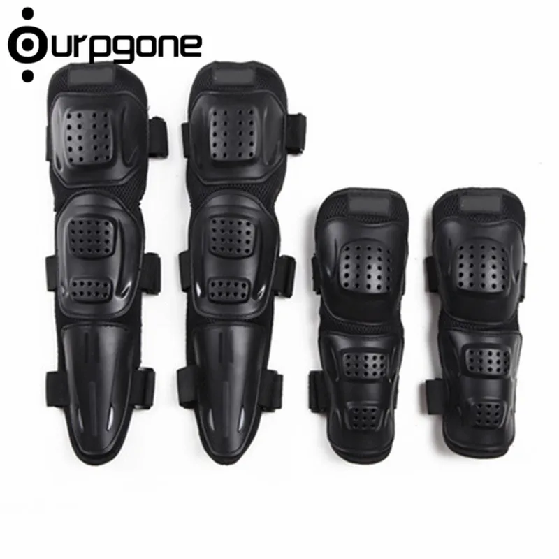 

4Pcs/set Adult Sports Motorcycle Motorbike Bike Racing Skating Elbow Knee Shin Armor Guard Protector Guards Protective Gear Pad