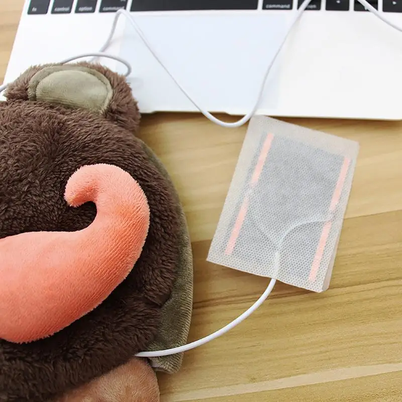 Милый животный медведь-образный USB Коврик для мыши с подогревом точечный источник питания для дома и офиса для ПК компьютера ноутбука рабочего стола Прямая поставка