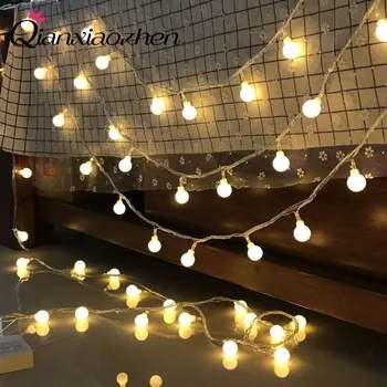 

Qianxiaozhen Led Small Lantern Decorative Lights Small Bulbs String Lights Wedding Party Decoration For Home Birthday Kids