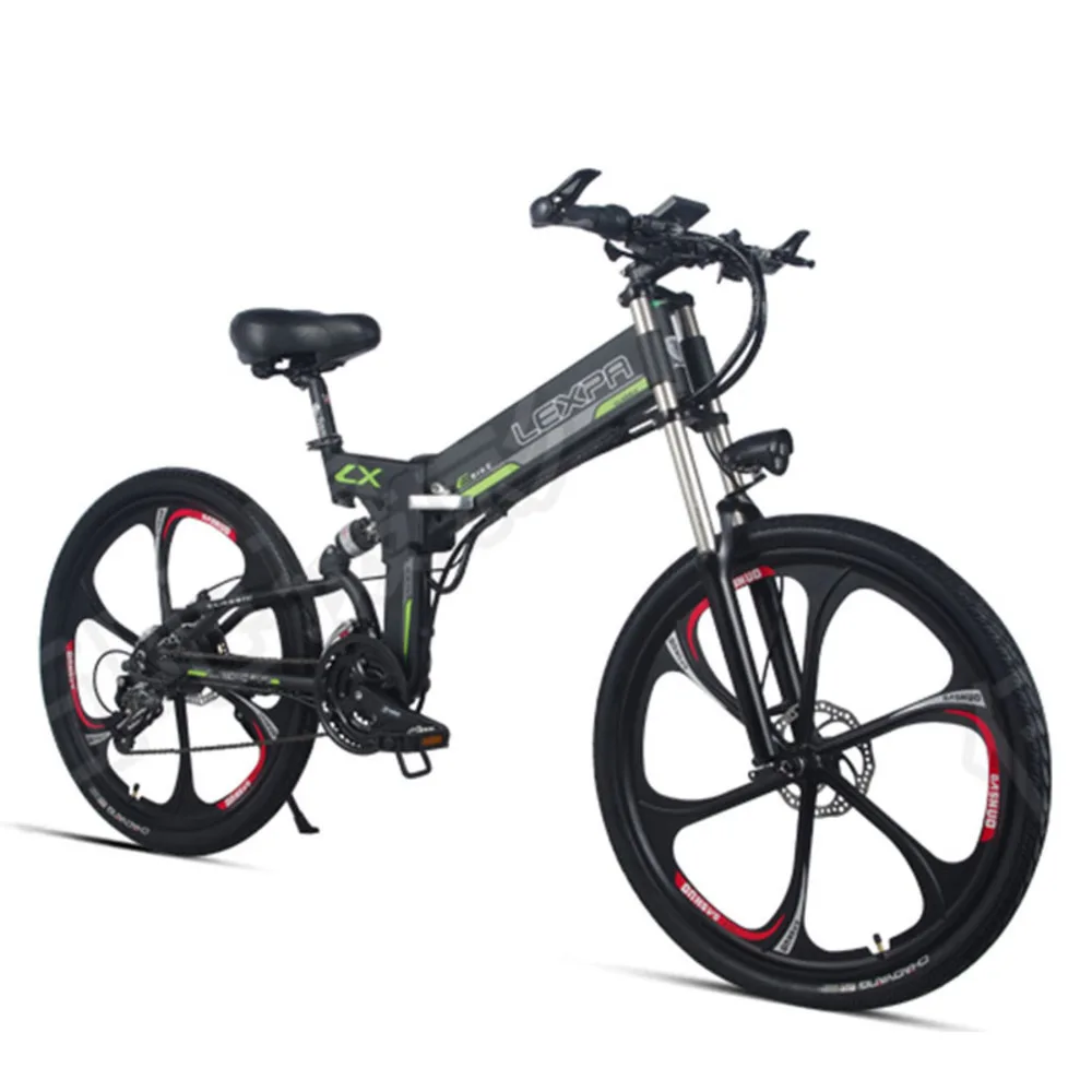 Clearance 26 "mountain Bike 48v400w Electric Motor Of High Speed Downhill Bike Gps Double Tail Suspension Electric Ebike 1