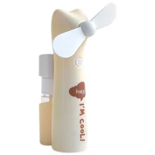 Креативный мини-распылитель с героями мультфильмов, портативный вентилятор для наружной зарядки, небольшой вентилятор