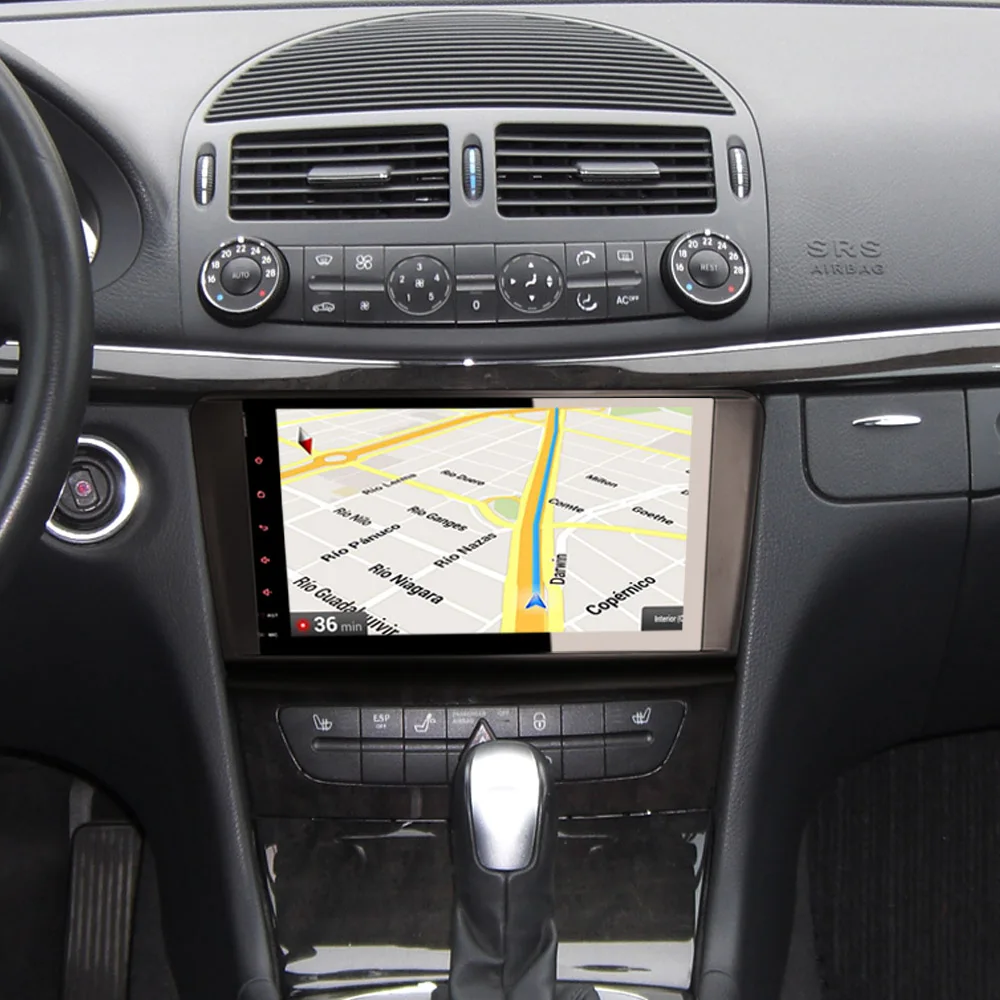 Автомагнитола 9 дюймов Android 8 1 стерео DAB + Wi Fi 4G автомобильный GPS навигатор для Mercedes