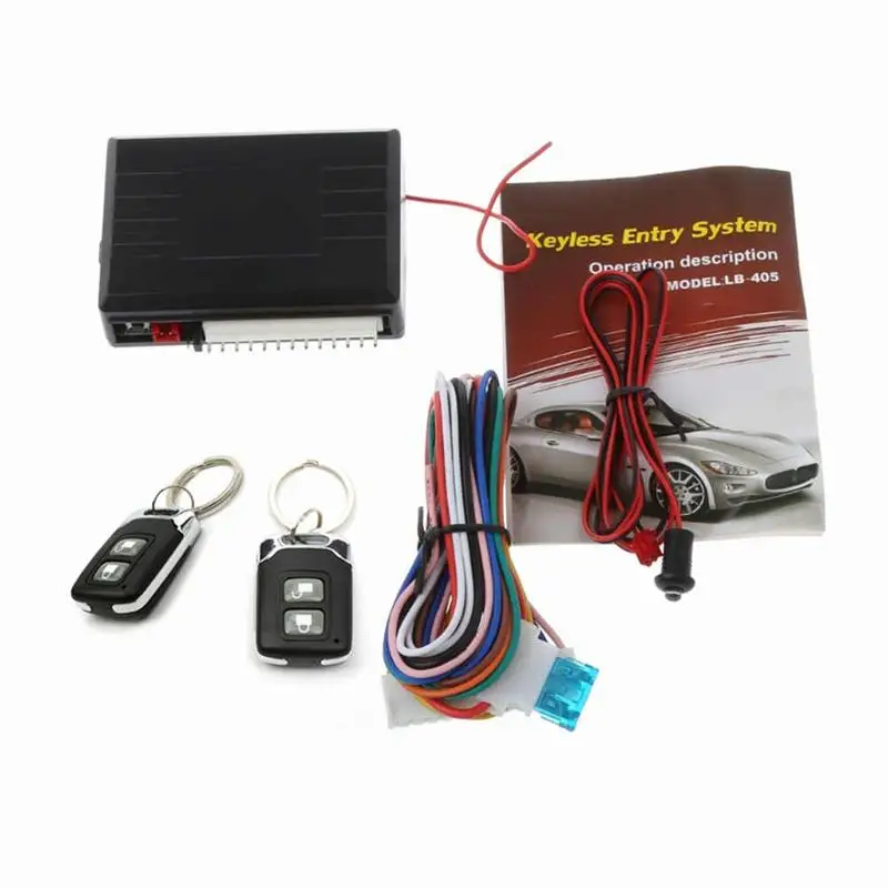

Car Remote Central Lock 2 Button Vehicle Keyless Entry System Controller Turning Light Power Tail Case Window Switch Car Alarm
