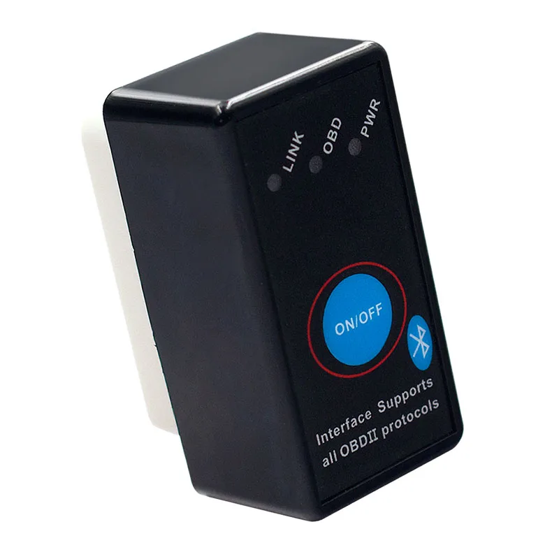 Автомобильный сканер OBD2 Bluetooth ELM327 V2.1 Поддержка Android Torque ELM 327 переключатель