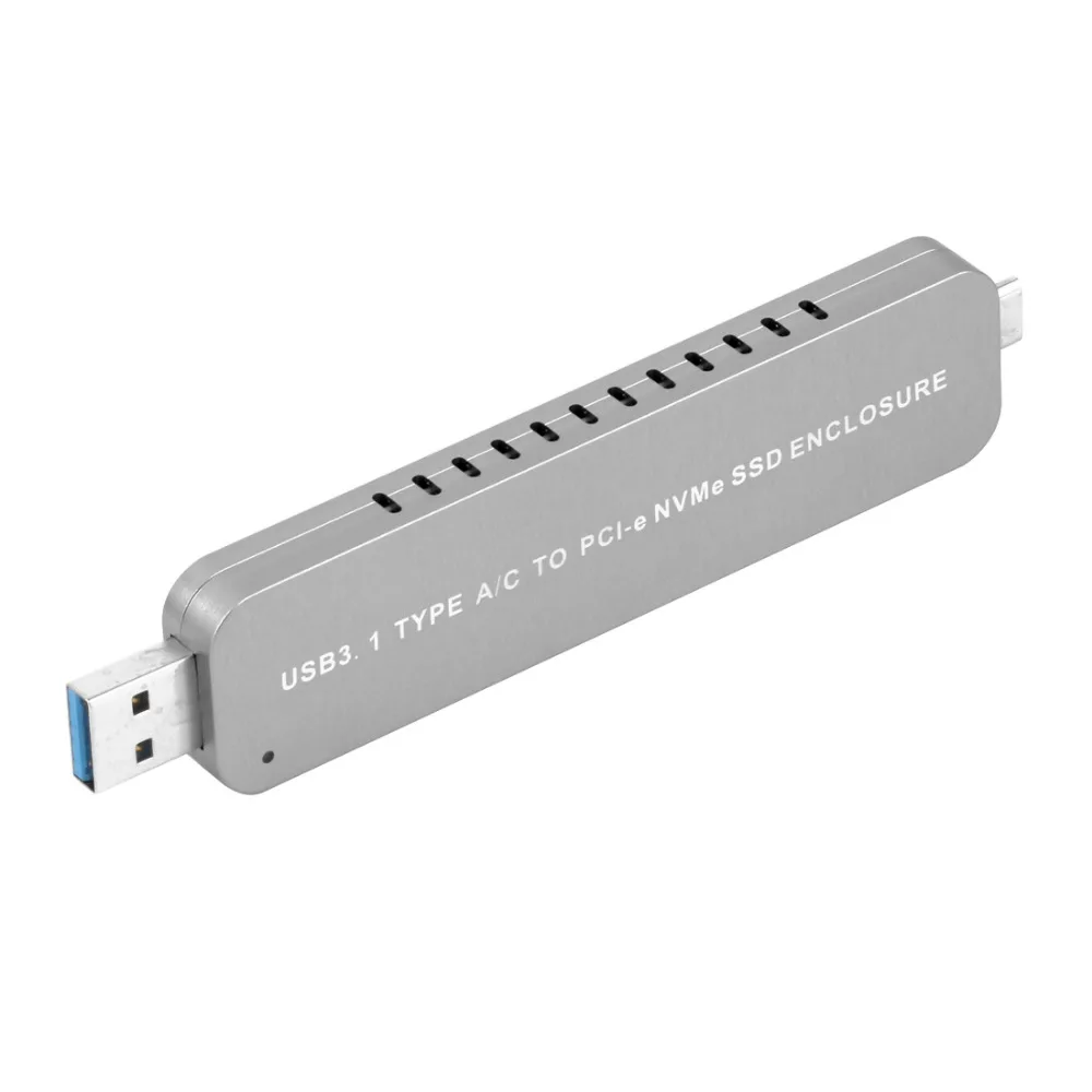 Корпус для SSD накопителя USB на M.2 2280 Type A C Pci e M2 M Key поддержка UASP TRIM HDD|Корпус жесткого
