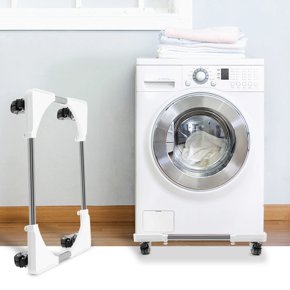 Mobile washing machine base bracket washing machine rack bracket shelf