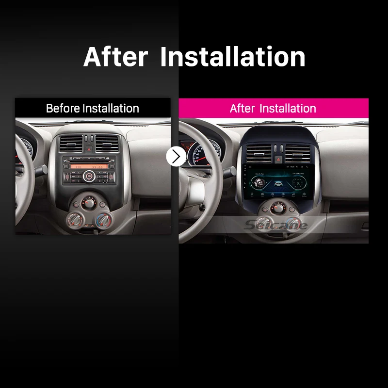 Top Seicane Android 8.1 Car GPS Navigation 9 Inch Multimedia Player For Nissan Old Sunny 2011 2012 2013 Support 3G TV tuner Radio 5