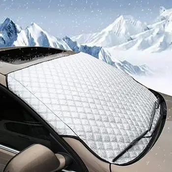 

Car Windshield Cover Thick Windscreen Snow Cover Waterproof Snow Ice Frost Sun UV Dust Water