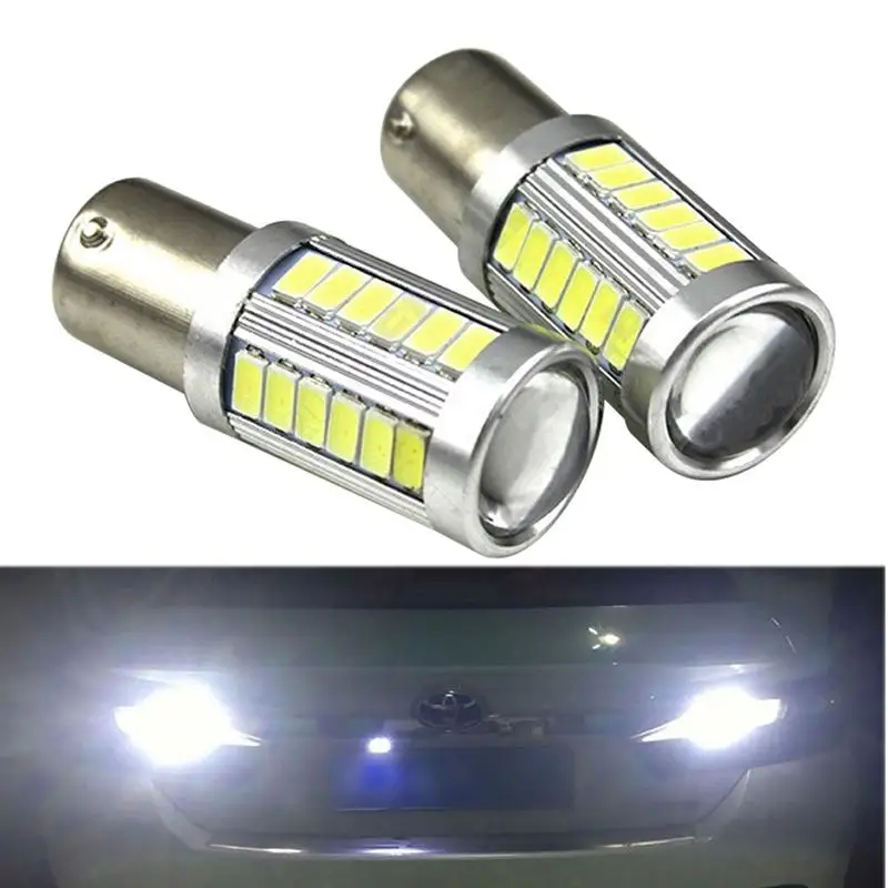 2 шт. P21W 1156 BA15S 33 светодиодные лампы 5730 SMD супер яркий Автомобильный источник света