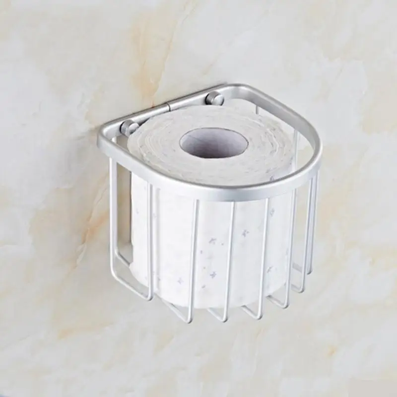 

Aluminum Paper Towel Rack Basket Bathroom Paper Phone Holder Shelf Tissue Boxes Roll Holder Toilet Bathroom Accessories
