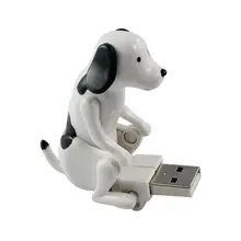 Белая/кофейная мини-игрушка для собак, usb-гаджеты, USB собака для ПК, подарок для ноутбука,, Прямая для детей 60*30*60 мм