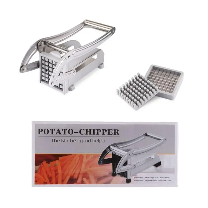 Резки Maker Slicer Chopper Dicer Кухня инструмент гаджеты штампы из нержавеющей стали чипы газа французский картошка фри