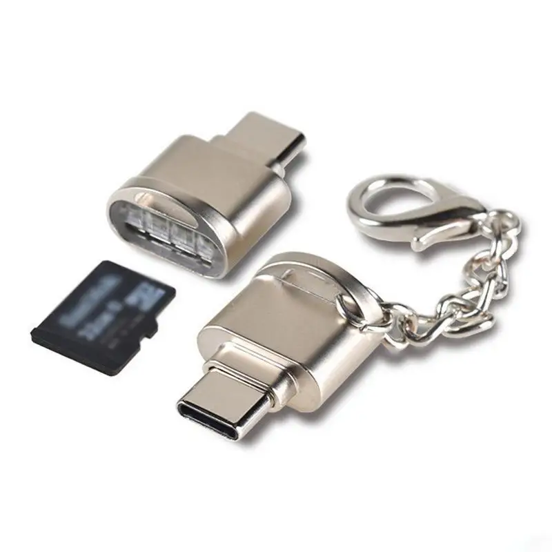 Type-C OTG адаптер USB 3,1 Micro конвертер OTG type C Портативный usb c адаптер с TF SD карт памяти ридер