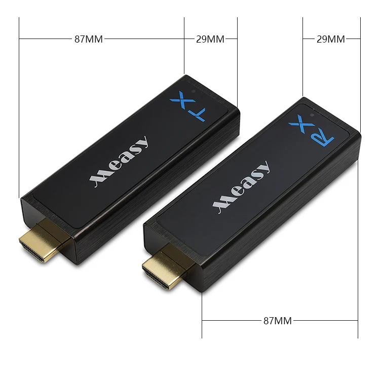 measy Wireless HDMI Transmitter and Receiver HDMI Extender up to 30M/100Feet support 1080P 3D Video to Projector HDTV Monitor measy Wireless HDMI Transmitter and Receiver HDMI Extender up to 30M/100Feet support 1080P 3D Video to Projector HDTV Monitor