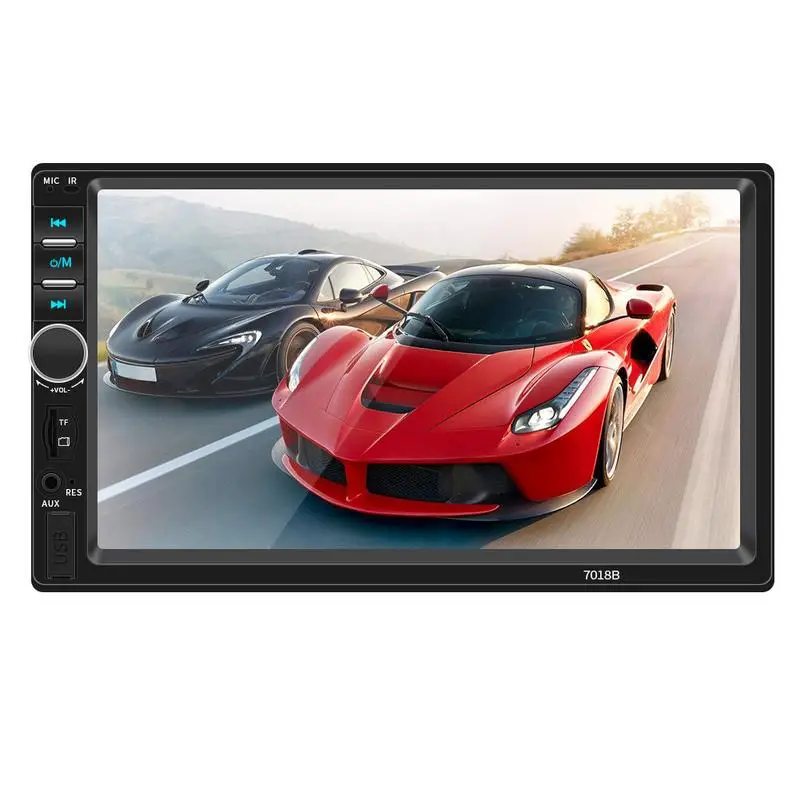

7018B 2 Din 7" Touch Screen Car MP5 Player Audio Stereo FM Radio Bluetooth MP3 Player Support TF Multimedia Player