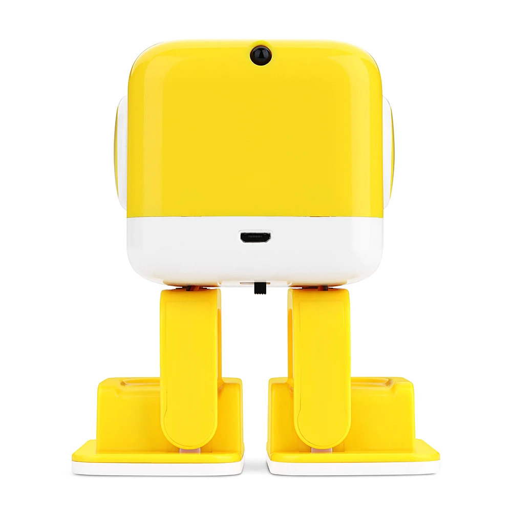 WLtoys F9 Cubee APP التحكم ذكي الرقص فتة RC روبوت RTR-الأصفر/الأزرق روبوت هدية للأطفال الترفيه الموسيقى اللعب