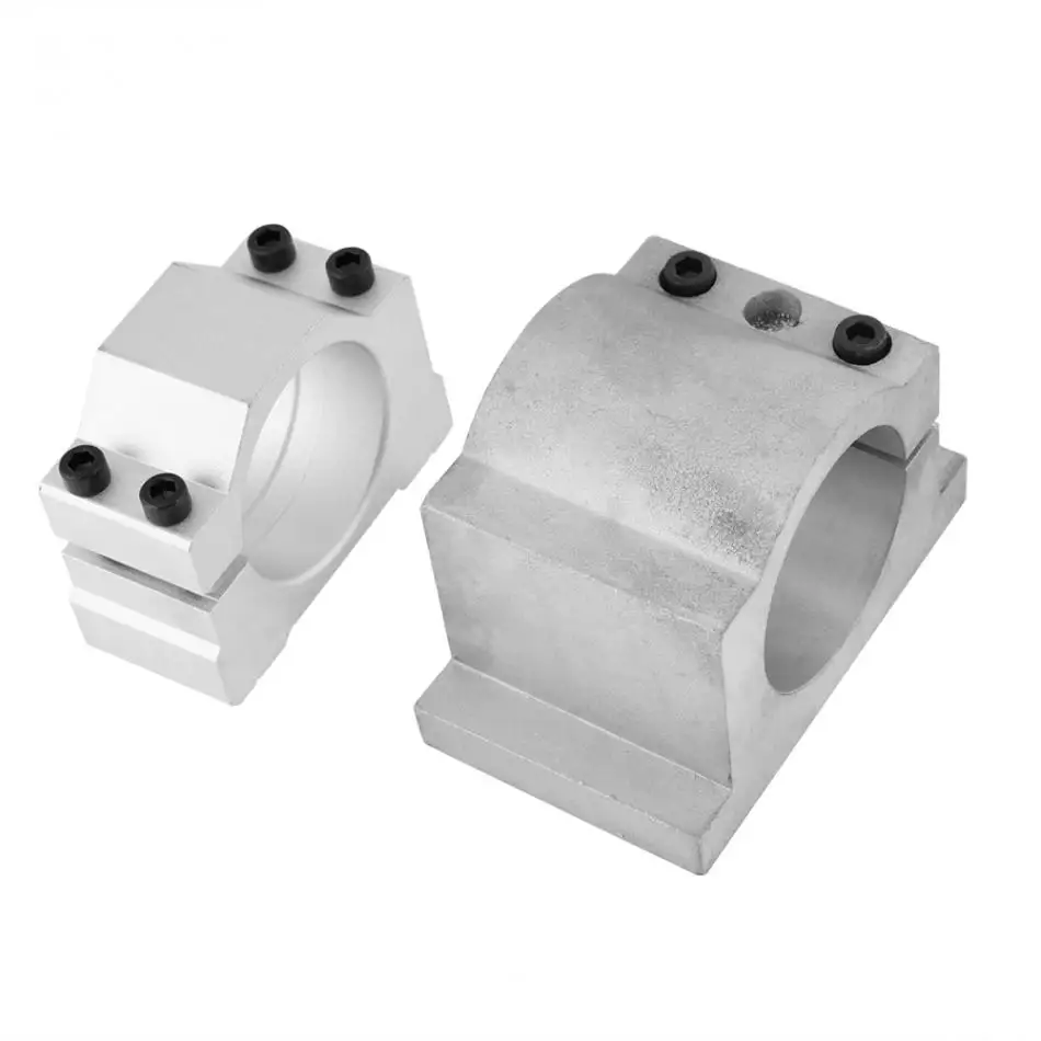 Engraving Machine Bracket Clamps 52/65mm Cast Aluminium Spindle Motor Mount Bracket Clamps for CNC Engraving Machine 2019