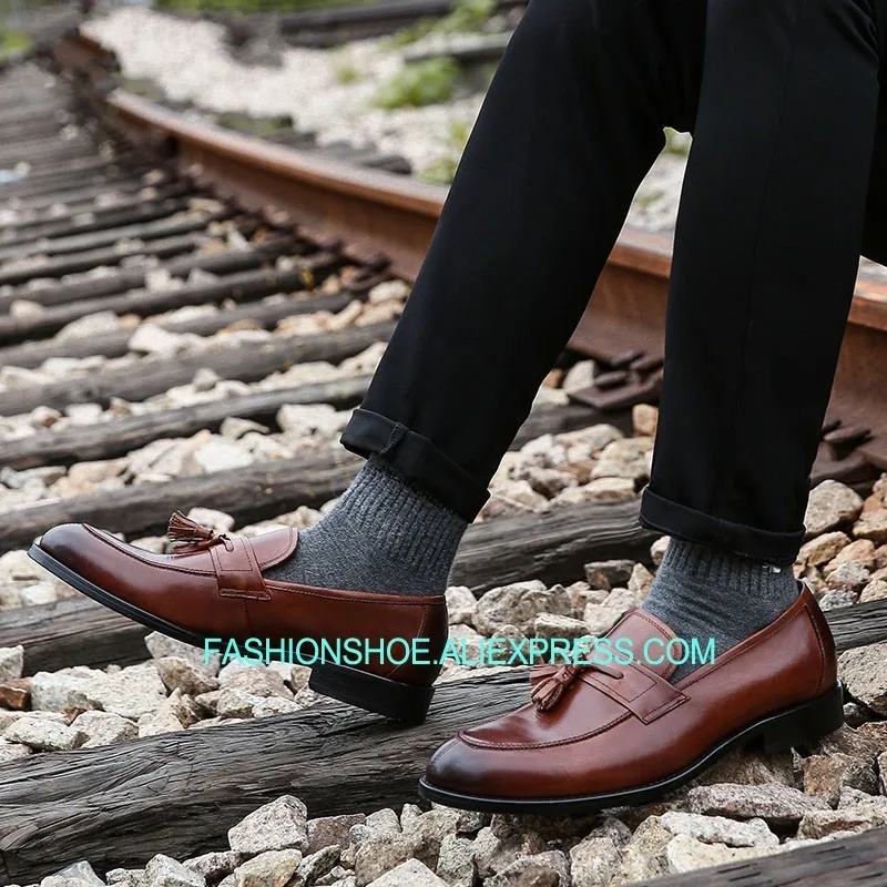 

British Style Leisure Men Driving Loafers Flat Fashion Mans Lazy Oxfords Hot