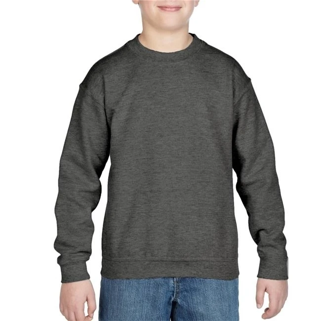 Gildan G18000B Graphite Heather M Heavy Blend juventud Sudadera de cuello  redondo de grafito Heather medio|Chaquetas| - AliExpress