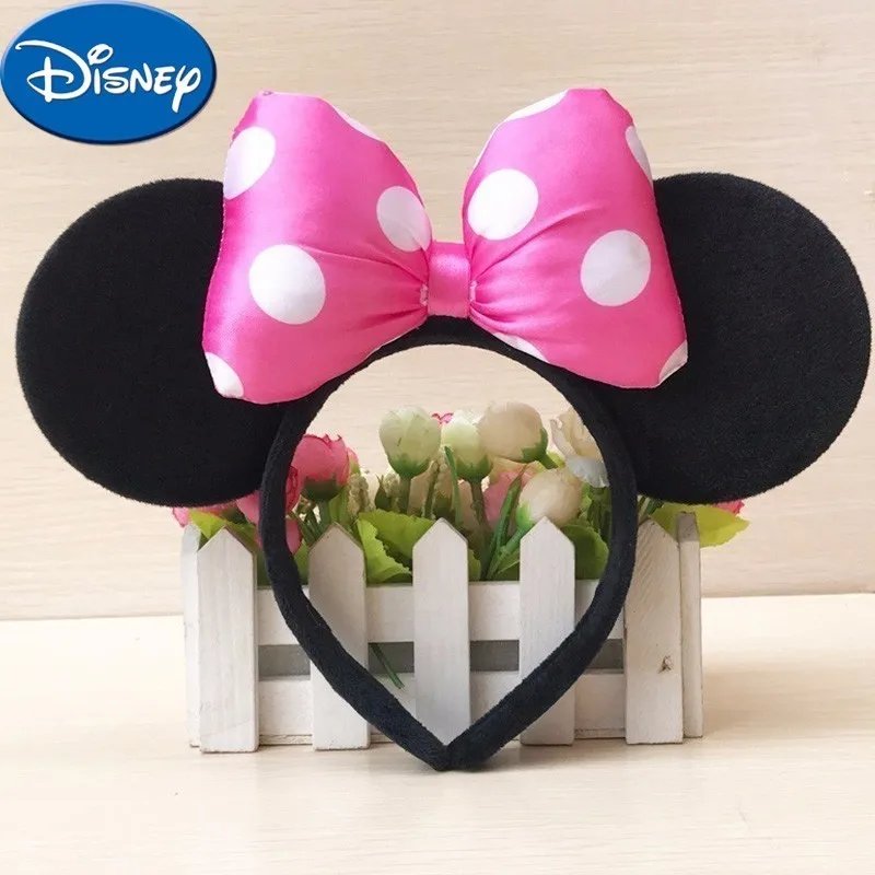 

Disney Girls Princess Hair Bands Minnie Ears Cartoon Head Hoop For Party Cosplay Birthday Children Headdress Baby Headband