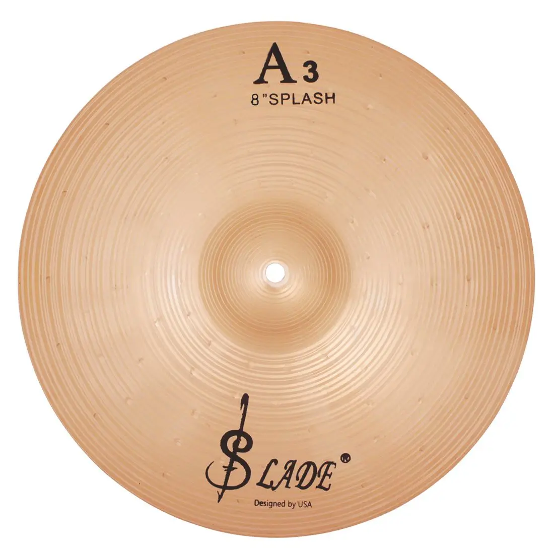 

SLADE Copper Alloy Crash Cymbal Drum Set Durable Brass Alloy Cymbal For Percussion Instruments Players Beginners