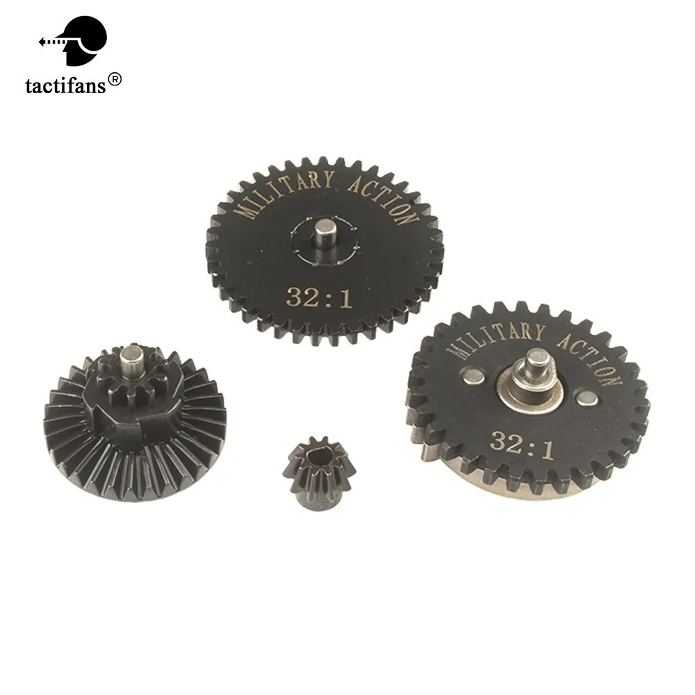 

High Quality Military Action 32:1 Infinite Torque Up Gear Set For Ver.2 /3 AEG Gearbox Hunting Army Paintball Accessories