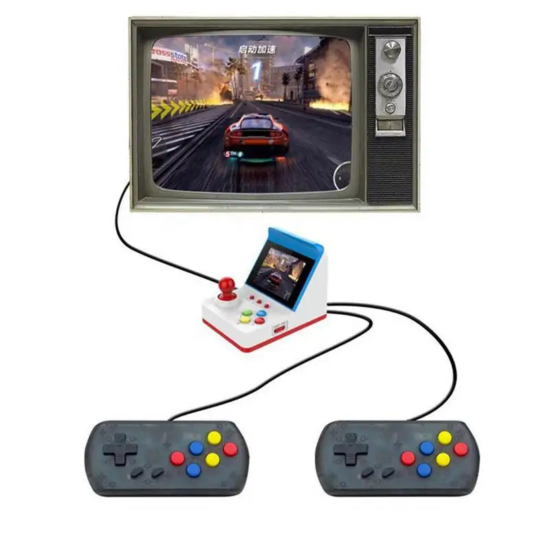 

RS-12 Mini-retro FC Red-and-white Machine With Built-in 360 Game Dual-handled Arcade 2019 New Arrival