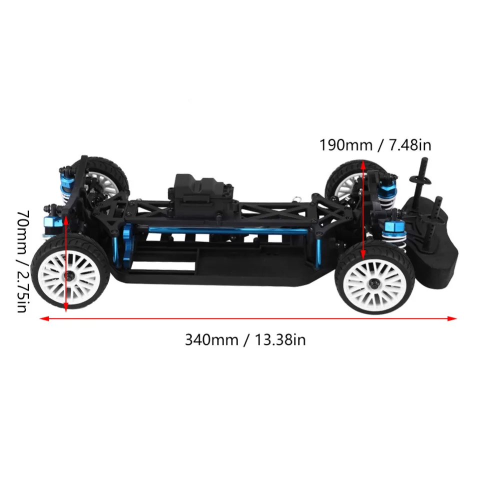 Алюминиевый сплав и пластик RC автомобиль Рамка комплект для ZD гоночный 1/10 10426 Комплект гоночный Дрифт автомобиль RC Дрифт рамка автомобиля Комплект