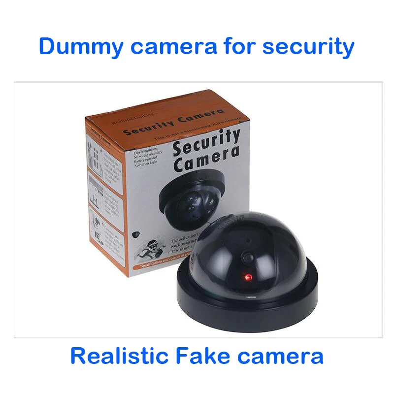

2 PCS Dummy camera Realistic looking fake camera,Wonderful Simulation Camera with Night CAM LED Light,unreal security camera