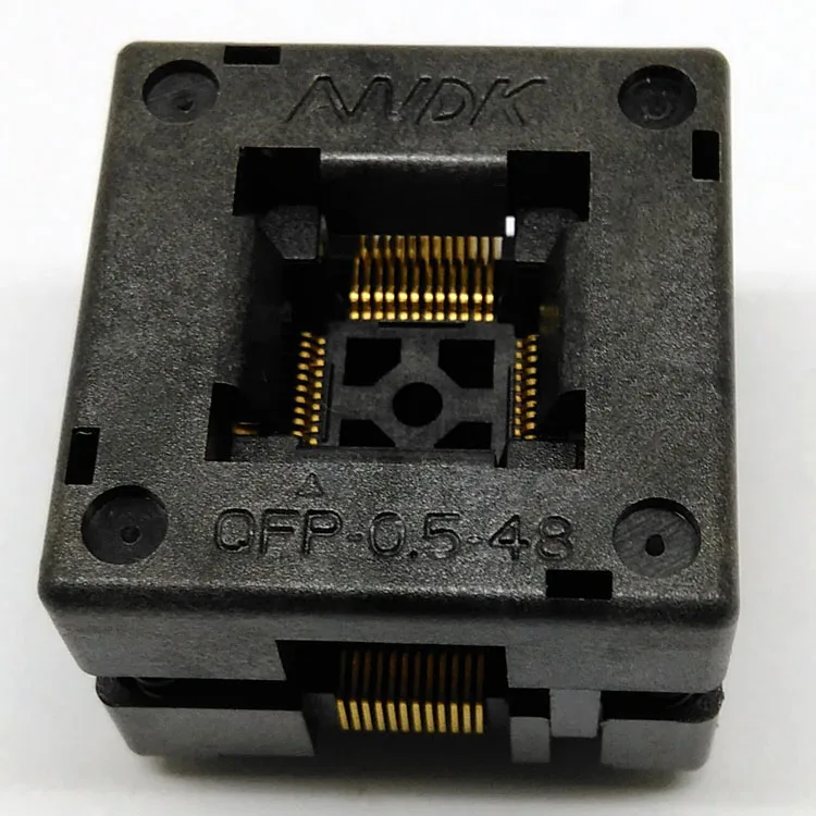 QFP48 TQFP48 LQFP48 Open top Pitch 0.5mm Programmer Socket FPQ-48-0.5-06 Test Flash Adapter Conversion Block | Обустройство дома