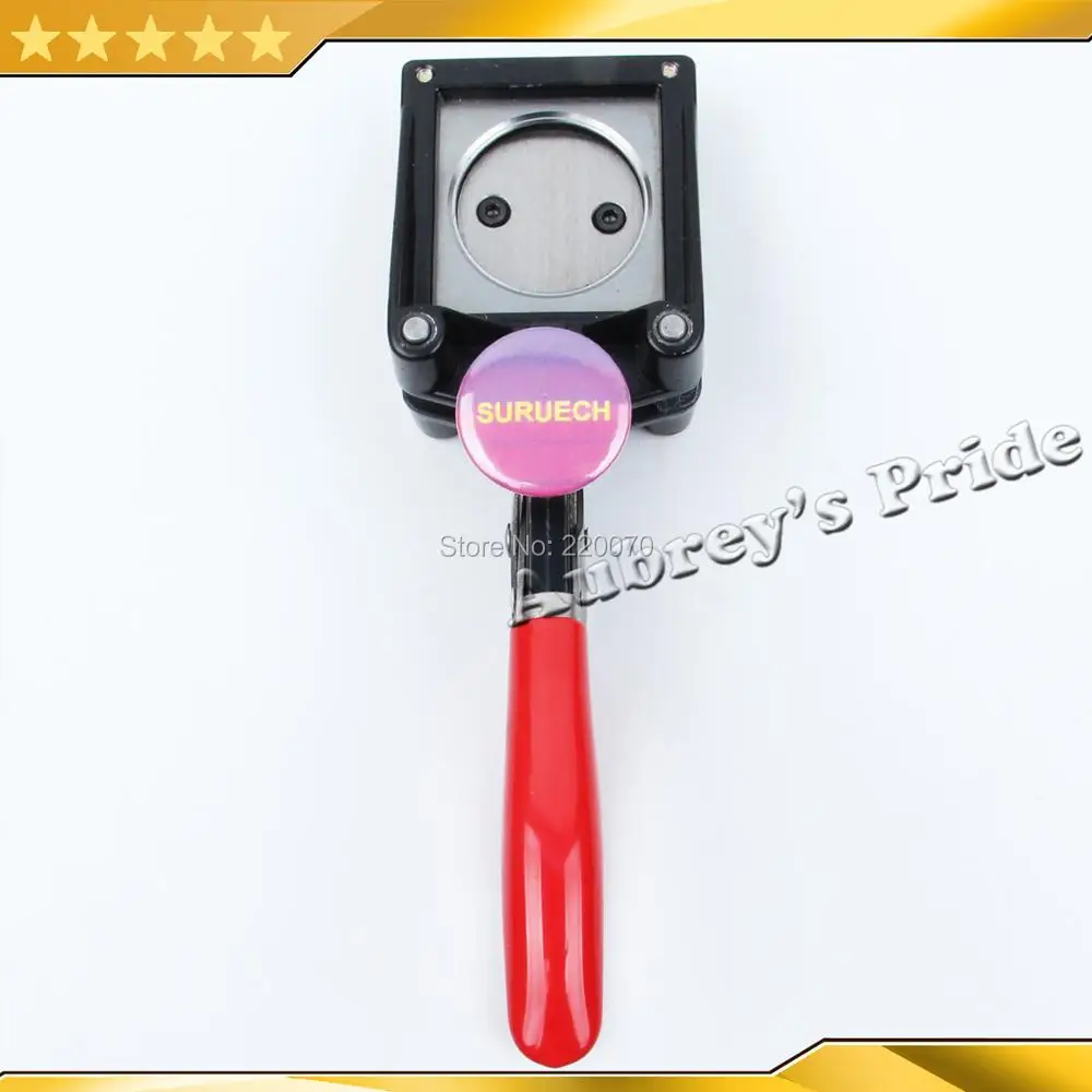 

NEW Hand Held Manual Round 20mm (Actual Cutting Size 32MM) Paper Graphic Punch Die Cutter for Pro Button Maker