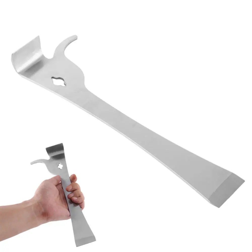 Yellow Stainless Steel Bee Hive Claw Scraper Beekeeping Tool Pry Equipment