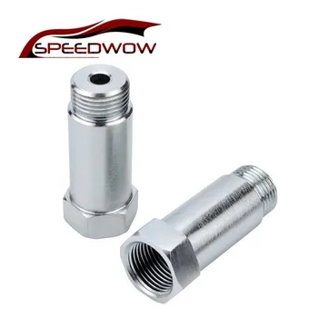 

SPEEDWOW 1Pcs Car Professional Accessories M18X1.5 O2 Oxygen Sensor Bung Adapter Extension Extender Iron