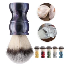 Профессиональные Ручные щетки для бритья бороды Плотная нейлоновая щетка для волос Мужская щетка для усов