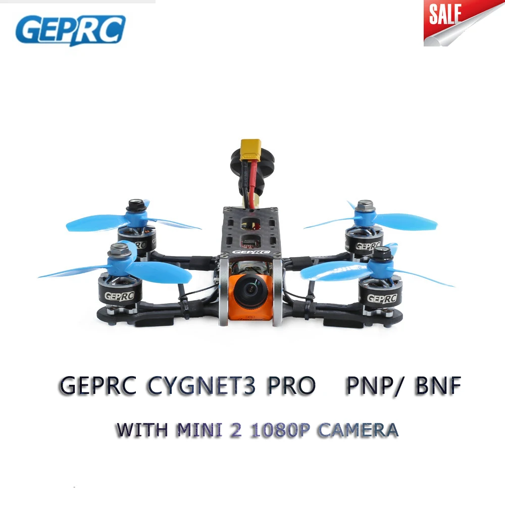 

Geprc Cygnet3 Pro 145mm FPV Racing Drone PNP BNF w/ Stable F4 1507 Motor Runcam Split Mini 2 1080P Camera