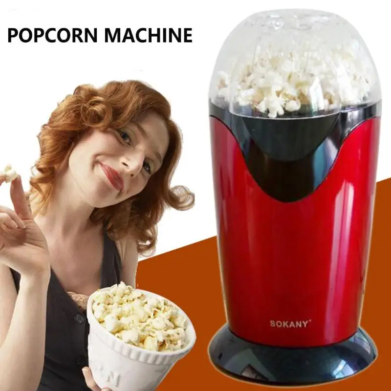 

1200W Mini Popcorn Maker Household Popcorn Machine Automatic DIY Corn Machine Popcorn Popper Kitchen Tools for Home