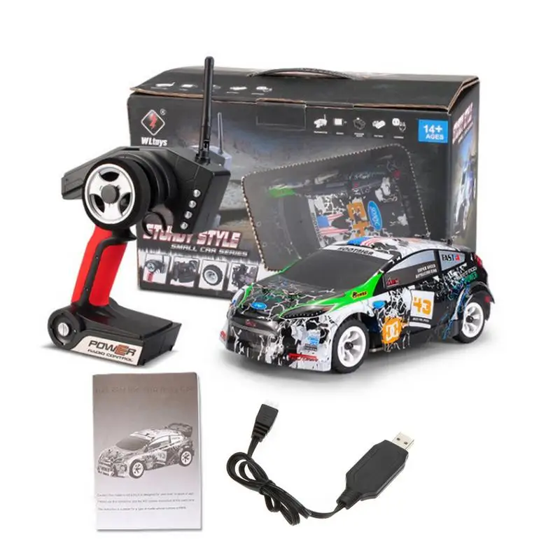 Для высокоскоростного автомобиля K989 1:28 Электрический четырехколесный привод внедорожный автомобиль 2,4 г сплав шасси дистанционного управления автомобиль игрушка