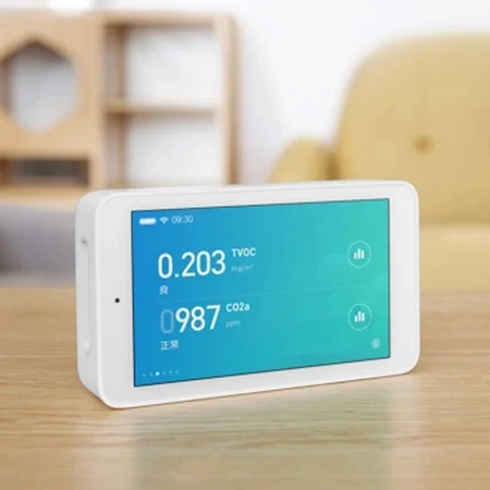 

Xiaomi Mijia Air Detector High-Precision Sensing 3.97Inch Touchscreen USB Interface Remote Monitoring PM2.5 CO2a Humidity Sensor