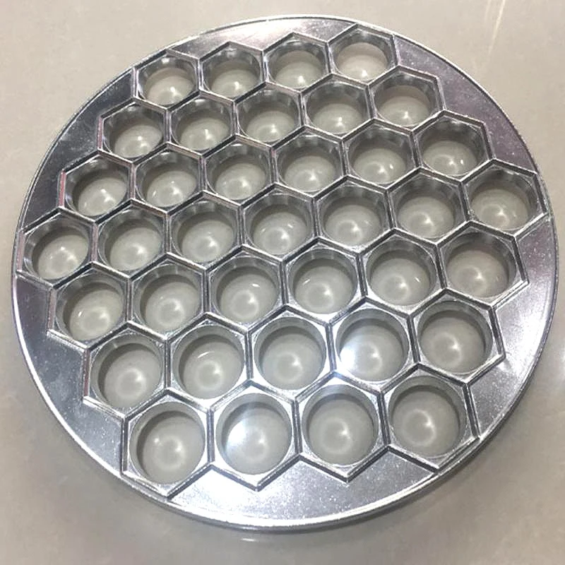 37 отверстий пельменей прессформы Инструменты пельменей чайник пельменей алюминиевая форма пельменей кухонные инструменты Diy сделать Кондитерские Пельменей