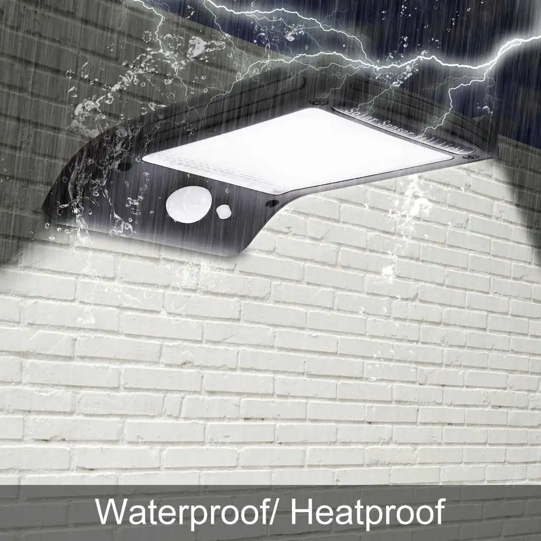 

Solar Lights Outdoor 36 LED Super Bright Solar Lamp 280LM Motion Sensor Security Lights Wireless Waterproof Flexible Wall Lights