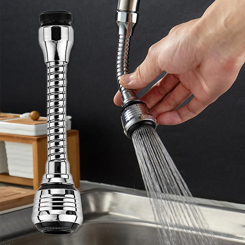 

Flexible 1PC Water Saving for Bathroom Kitchen Filter Adapter Tap Aerator Connector 360 Degree Faucet Tap Water Nozzle Diffuser