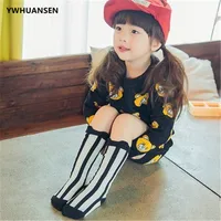 YWHUANSEN 0-6 Yrs Cute Cartoon Bay Girl Knee High Socks Fox Children's Long Boot Socks Cotton Toddler Leg Warmer Boys Clothings 2