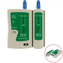 Профессиональный сетевой кабель тестер RJ45 RJ11 UTP LAN Кабельный тестер сетей инструмент ручной провода телефонной линии Детектор #0116